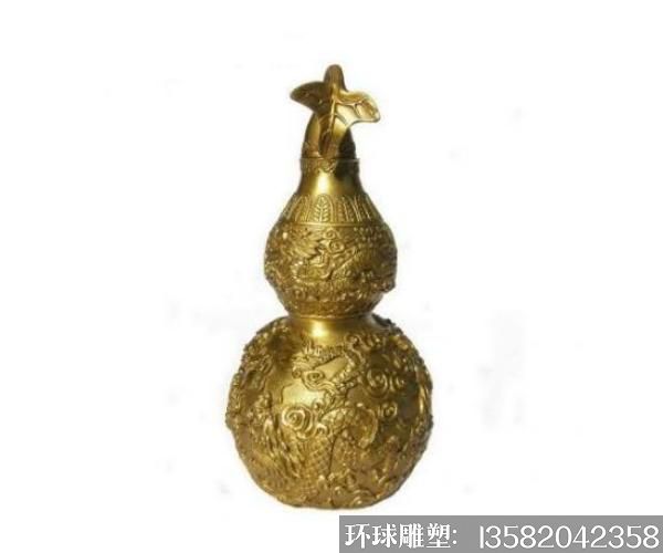 铸铜工艺品 铸铜葫芦雕塑工艺品